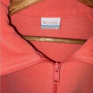 Columbia Warm Coral Zip-Up Fleece